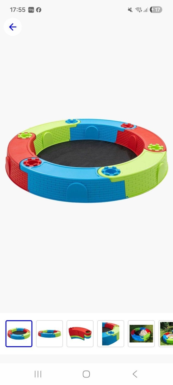 Kleurrijke zandbak/waterbak voor kinderen, Ophalen of Verzenden, Gebruikt