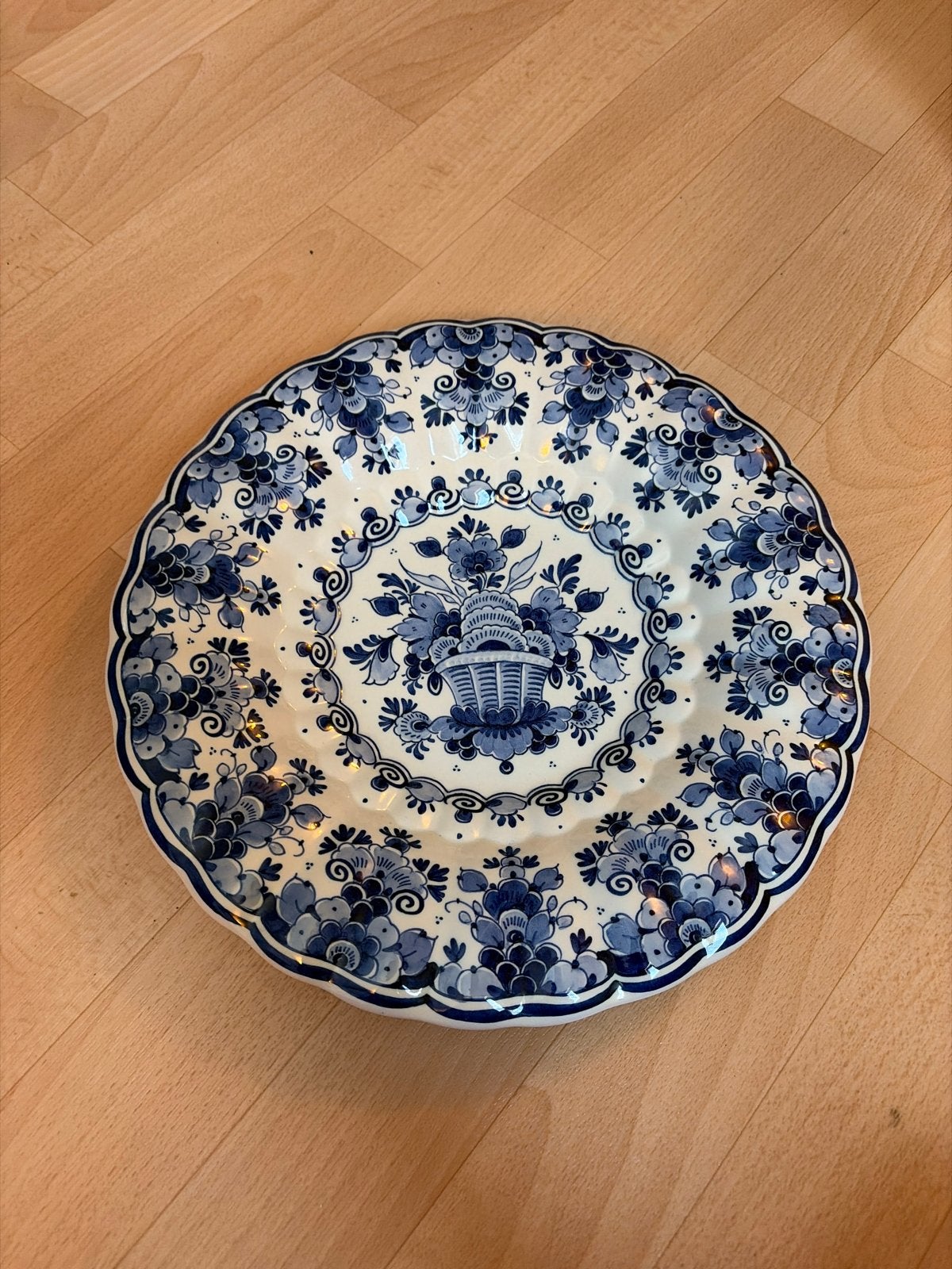 Antiek Delfts Blauw Wandbord - Zenith A2 1749, Ophalen of Verzenden