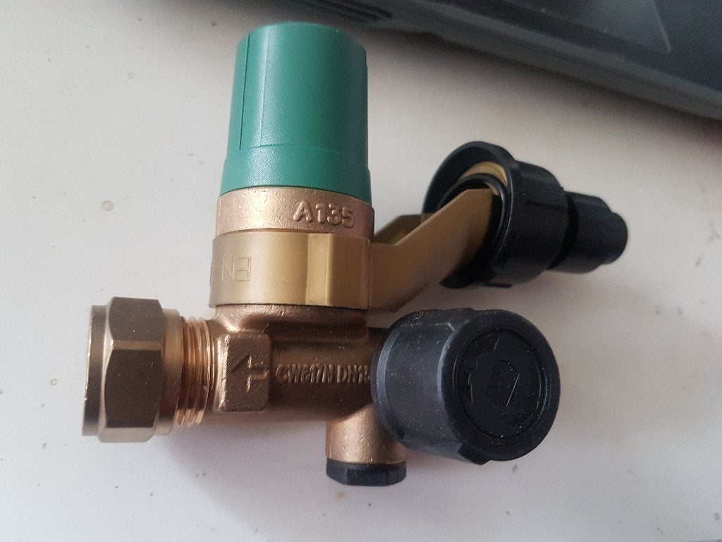 Nieuwe PenTec UBIC inlaatcombinatie DN15 15mm 8 bar, Ophalen of Verzenden, Nieuw, Koper, Overige typen