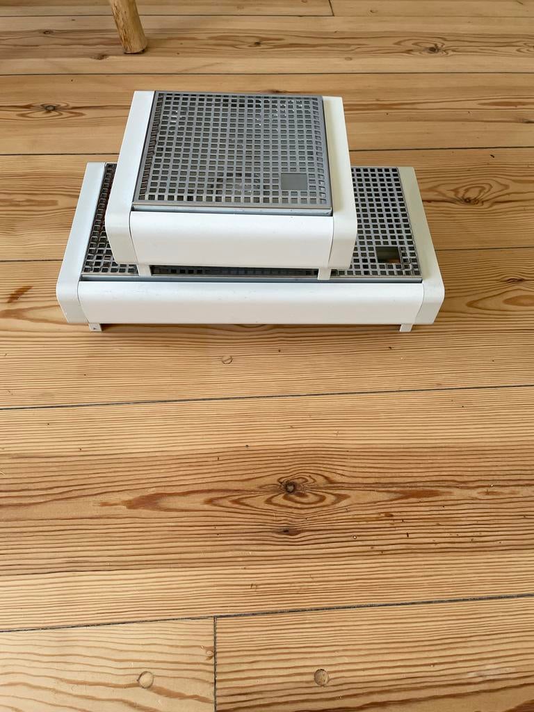 Witte rechauds Brabantia, Gebruikt, Wit, Ophalen of Verzenden, Metaal