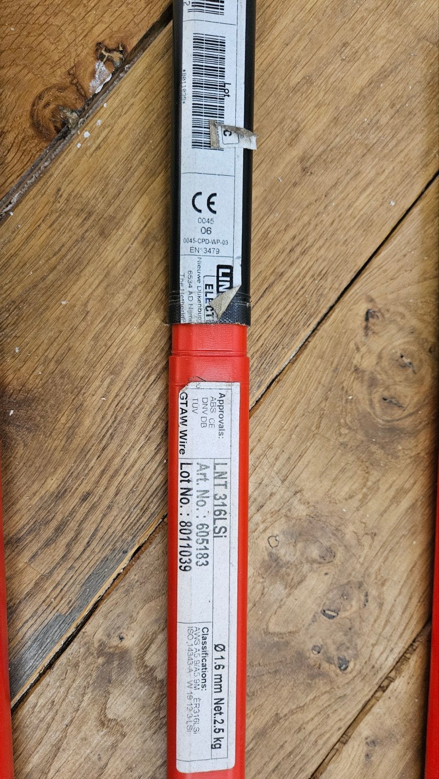 Lincoln Electric LNT316Si lastoevoegmateriaal r, Ophalen of Verzenden, Nieuw, Tig