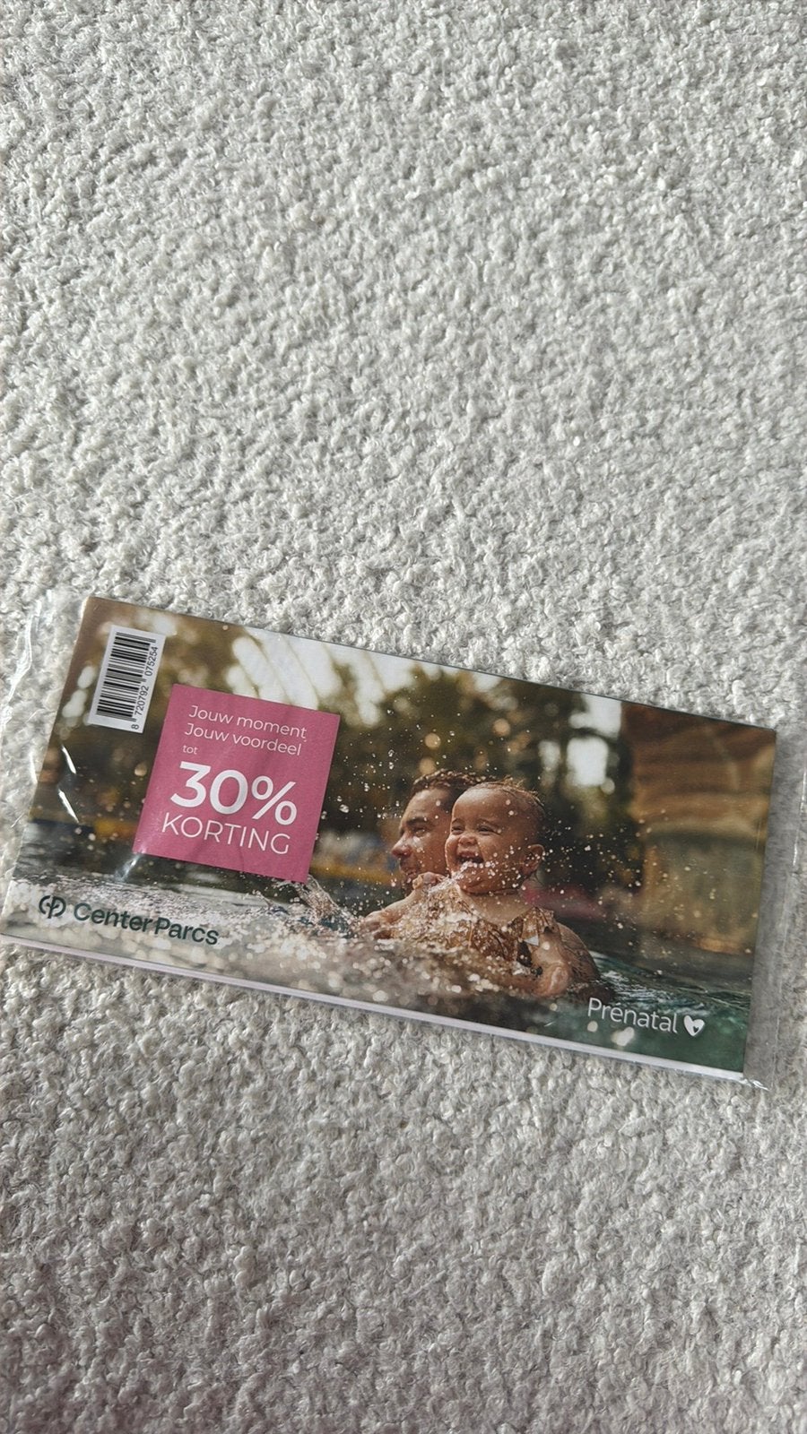 Center parcs kortingscode tot 30% korting, Ophalen of Verzenden, Nieuw