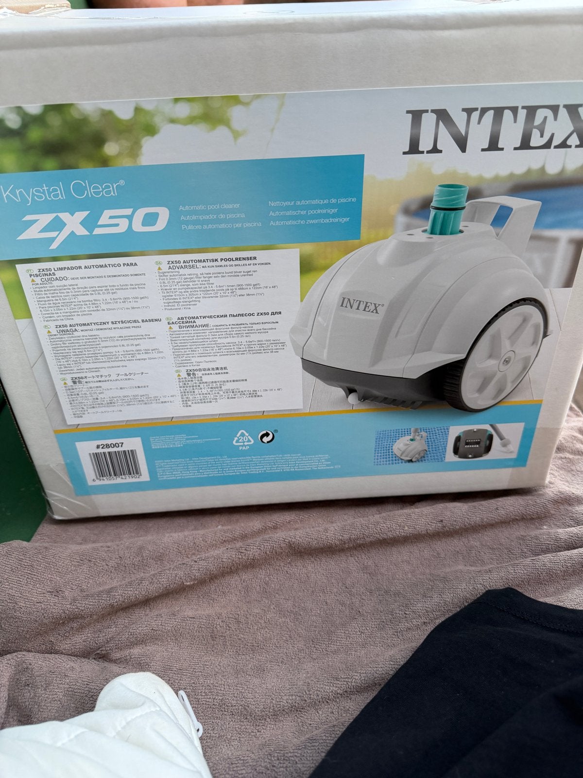 Intex Krystal Clear ZX50 Automatische Zwembadreiniger, Ophalen of Verzenden, Nieuw, Overige typen