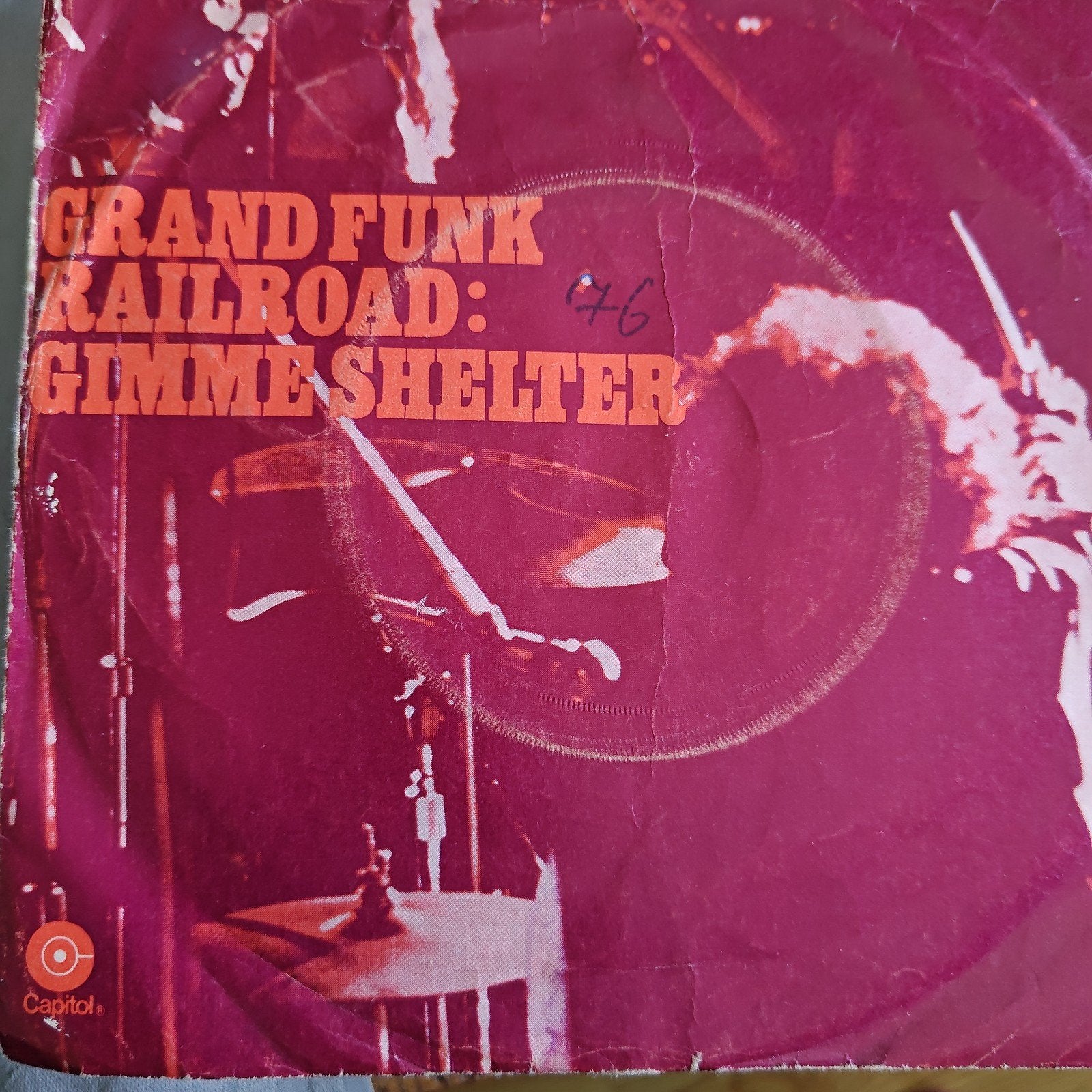 Grand Funk Railroad - Gimme Shelter (Single), Ophalen of Verzenden, Gebruikt, Rock en Metal