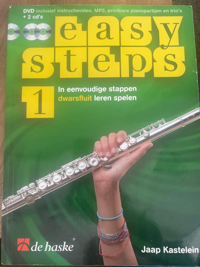 Easy Steps 1: Dwarsfluit leren spelen (incl. DVD & CD's), Ophalen, Overige genres, Les of Cursus, Dwarsfluit of Piccolo
