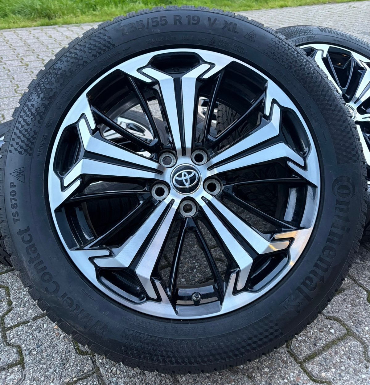 ZGAN 19” Originele Toyota Rav4 Velgen + Winterbanden 8mm, Banden en Velgen, Winterbanden, 235 mm, Ophalen