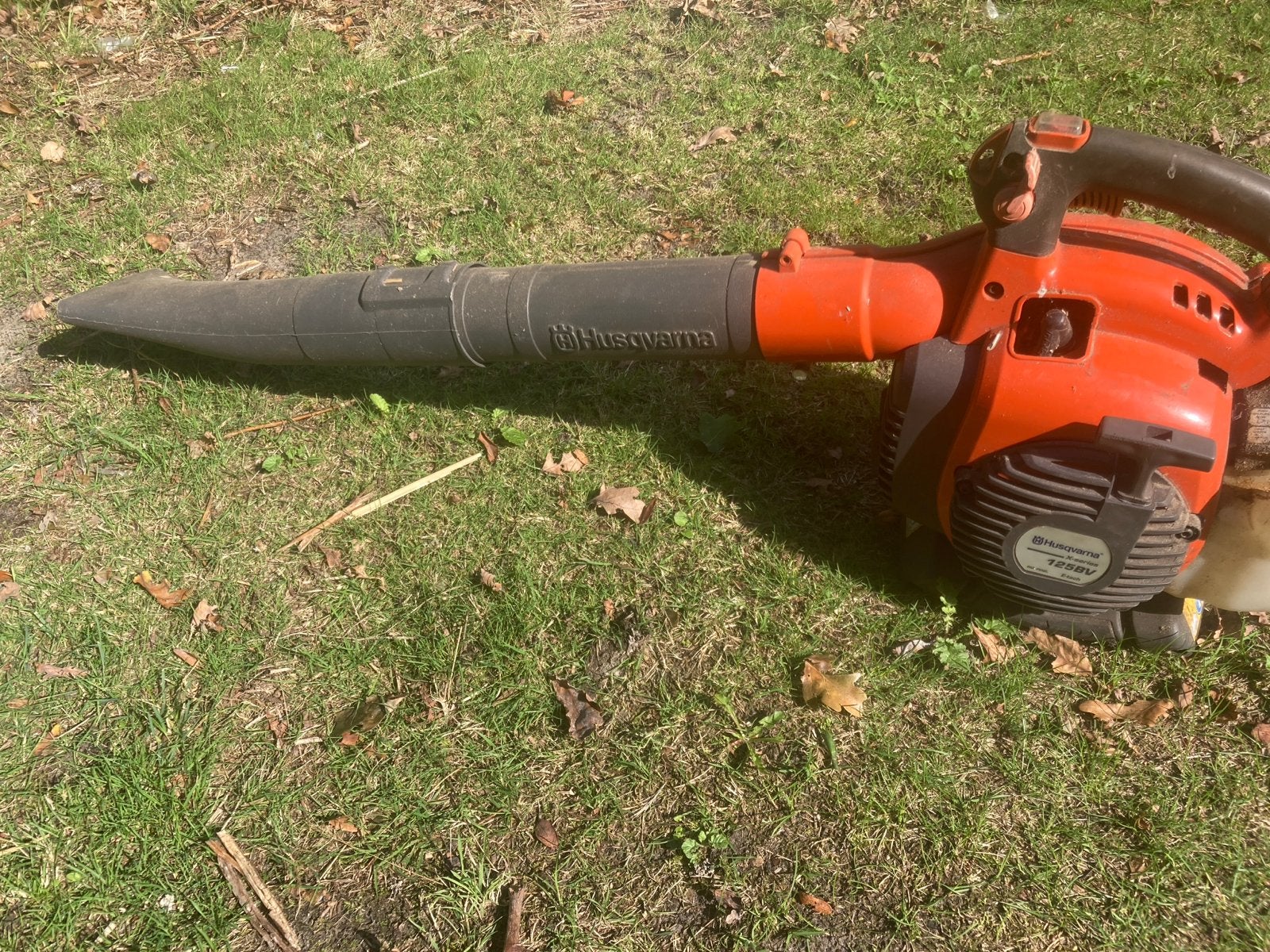 Husqvarna 125BV Benzine Bladblazer - Gebruikt 110 euro, Ophalen of Verzenden, Gebruikt, Benzine, Handgedragen