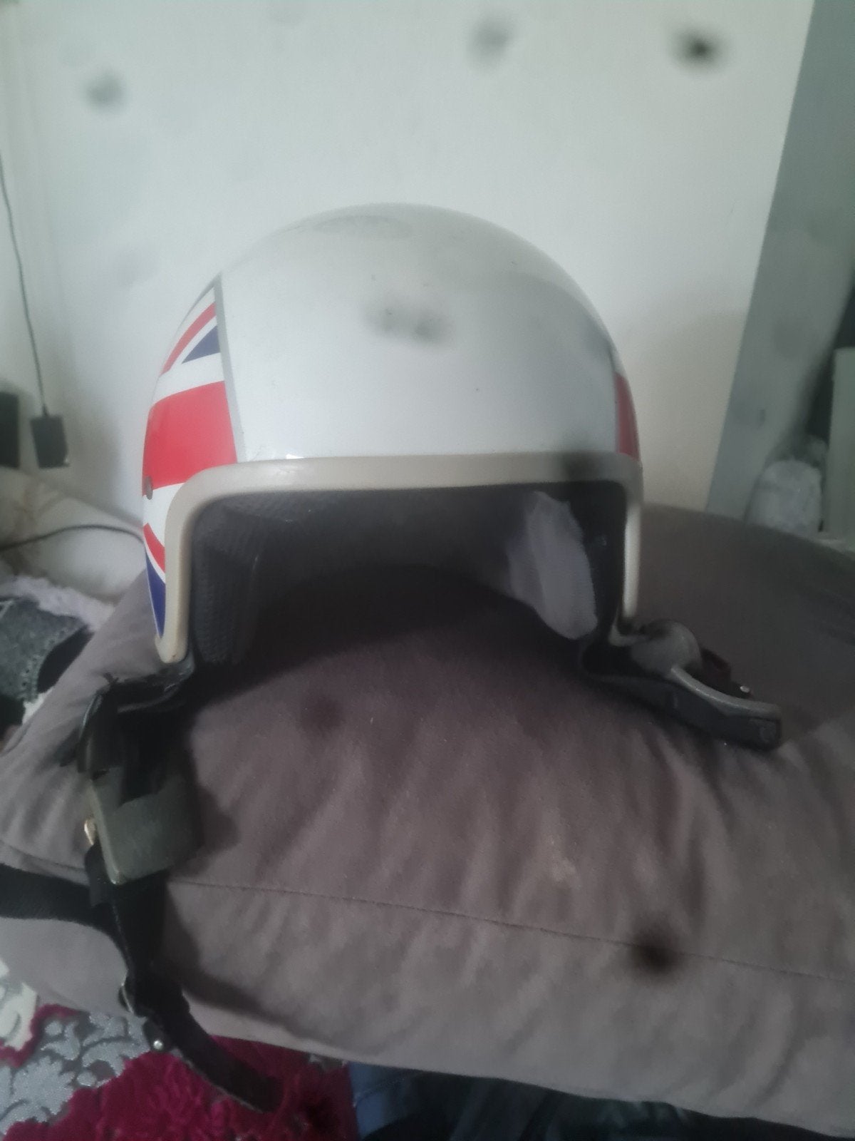 scooterhelm Vespa maat M in prima staat, Ophalen, Gebruikt, Medium, Vespa