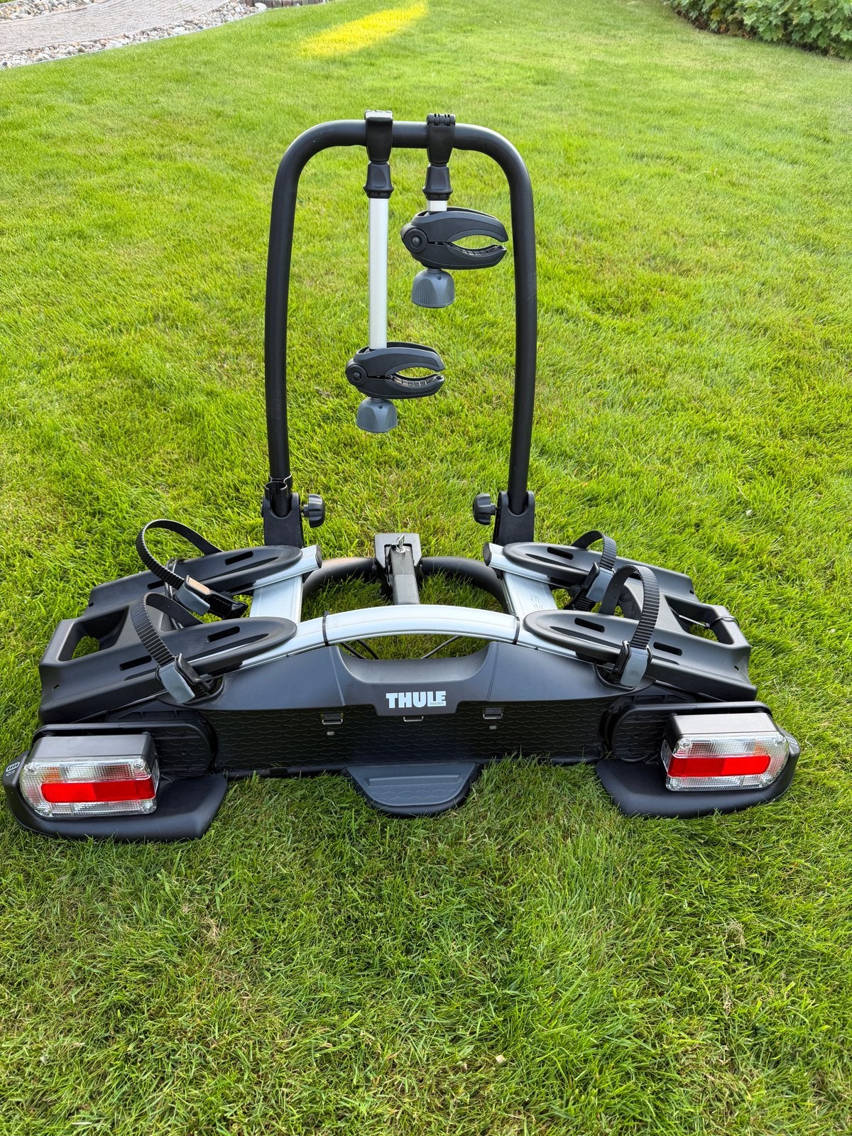 Thule VeloCompact 925 fietsendrager (2 fietsen), Auto diversen, Fietsendragers, Zo goed als nieuw, Trekhaakdrager, 2 fietsen, Ophalen