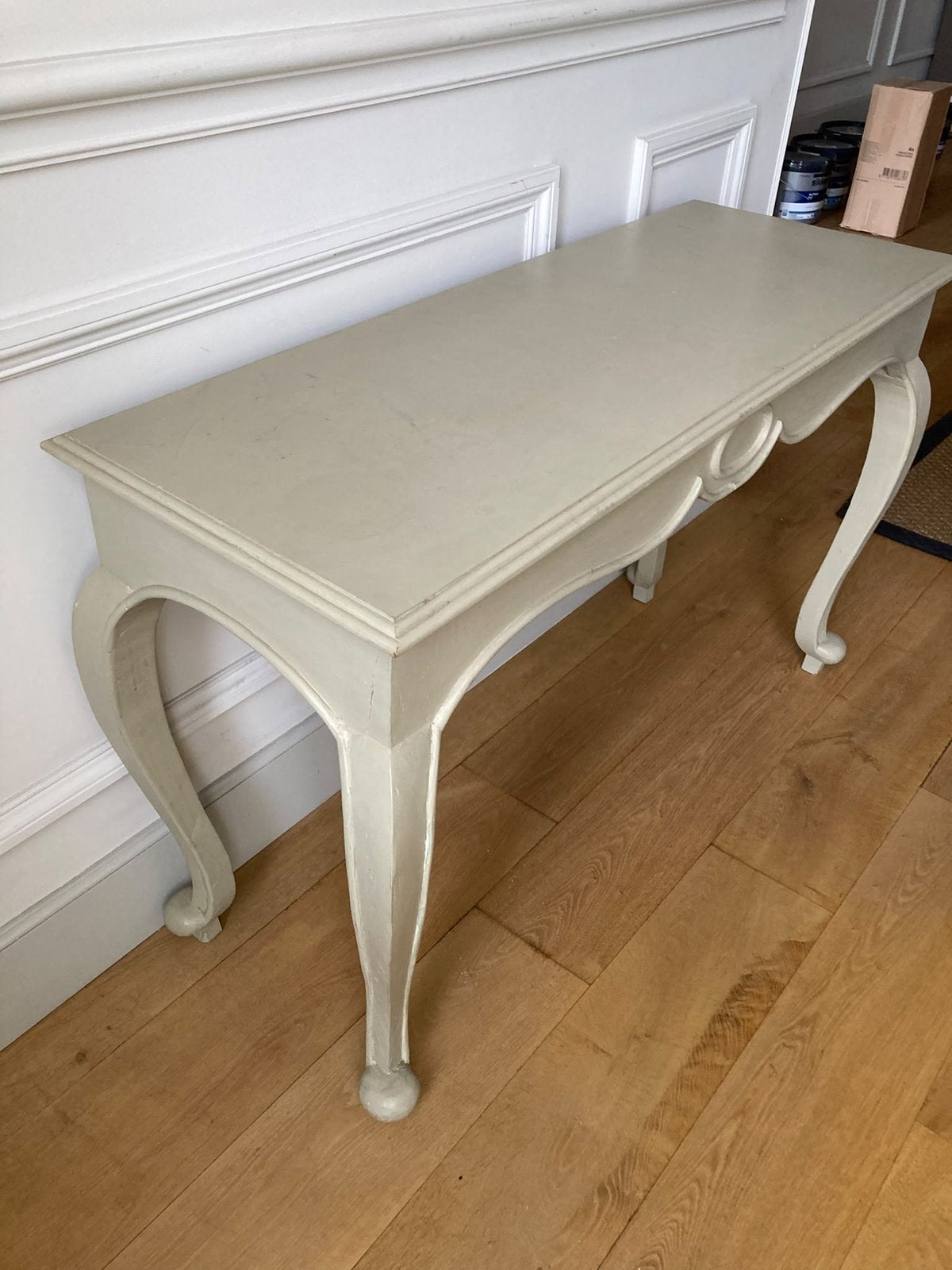 Sidetable Queen Ann vintage, Huis en Inrichting, Ophalen, 100 tot 150 cm, Zo goed als nieuw, 25 tot 50 cm