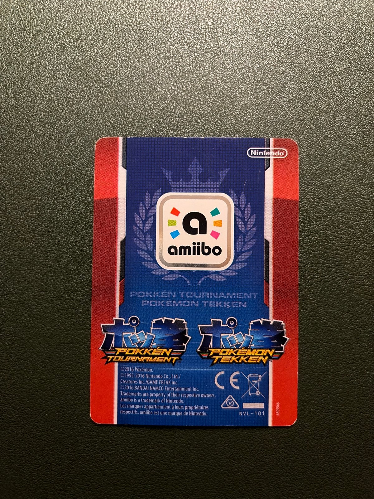 Shadow Mewtwo amiibo kaart - Pokkén Tournament, Ophalen of Verzenden, Zo goed als nieuw, Losse kaart