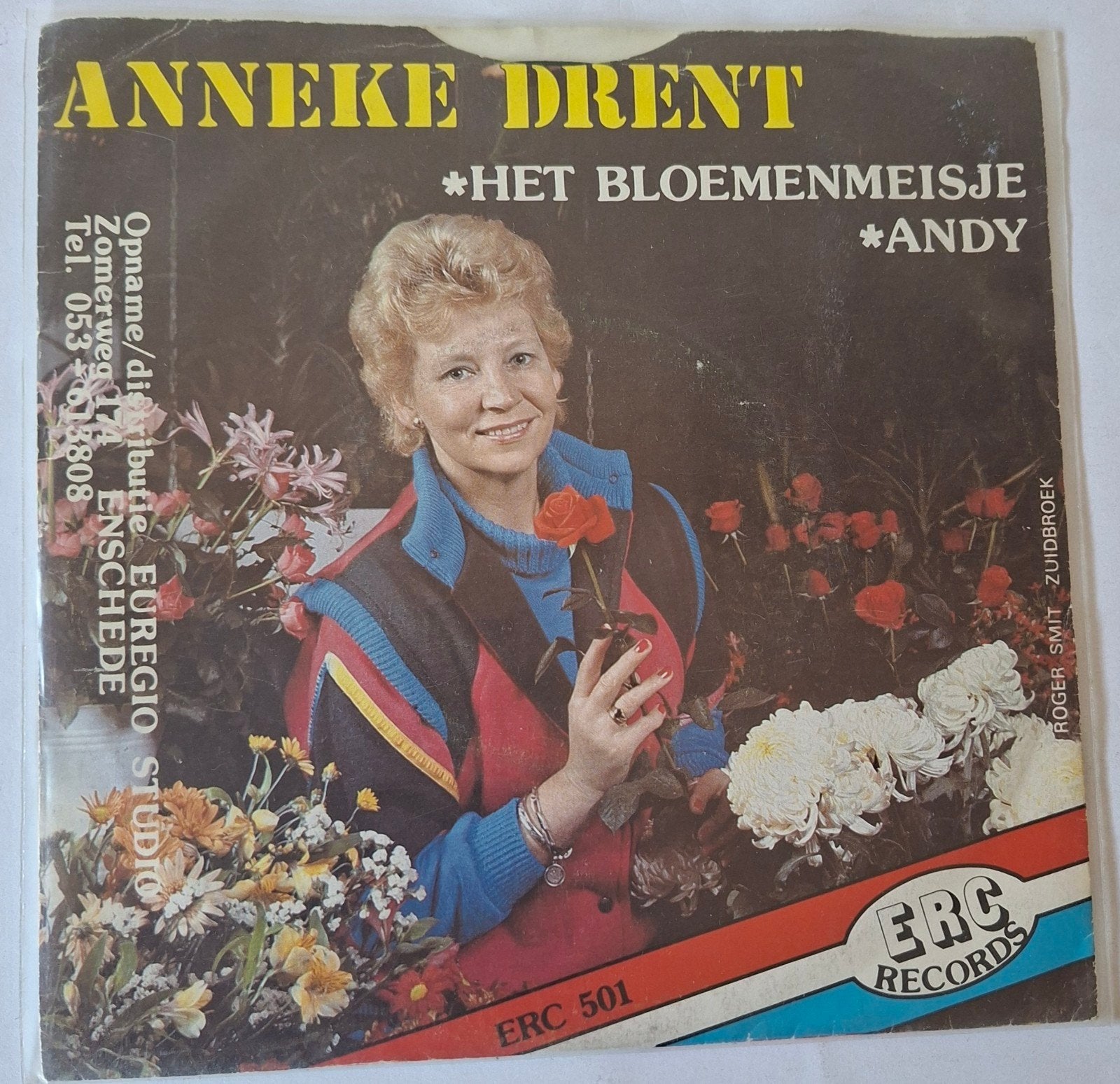 Anneke Drent    Het Bloemenmeisje, Ophalen of Verzenden, Gebruikt, 7 inch, Levenslied of Smartlap