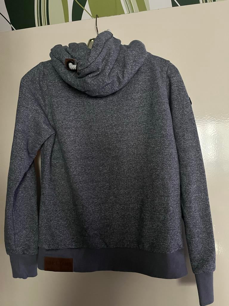 Naketano Hoodie Grijs - maat M,50% cotton, Kleding | Dames, Ophalen of Verzenden, Zo goed als nieuw, Maat 38/40 (M), Grijs
