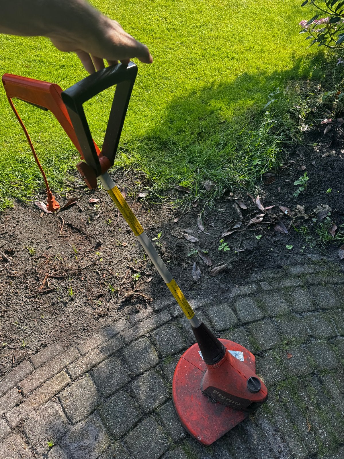 Flymo Multi Trim 300 Elektrische Grastrimmer, Ophalen, Cirkelmaaier, Gebruikt, Elektrische grasmaaier