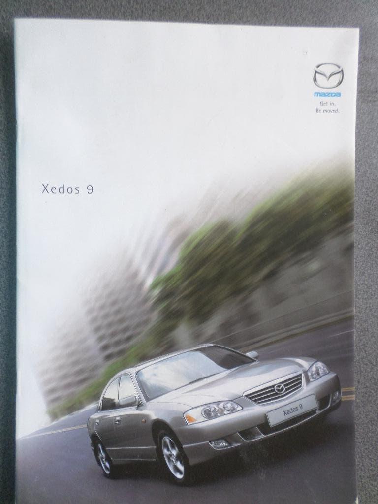New Mazda Xedos 9 Brochure, Boeken, Auto's | Folders en Tijdschriften, Ophalen of Verzenden, Zo goed als nieuw, Mazda