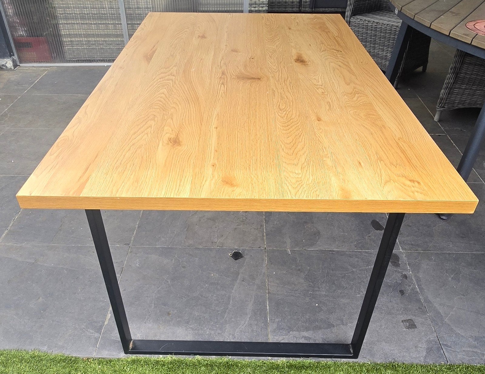 Eettafel 160x90 cm, Ophalen, 50 tot 100 cm, 150 tot 200 cm, Vier personen