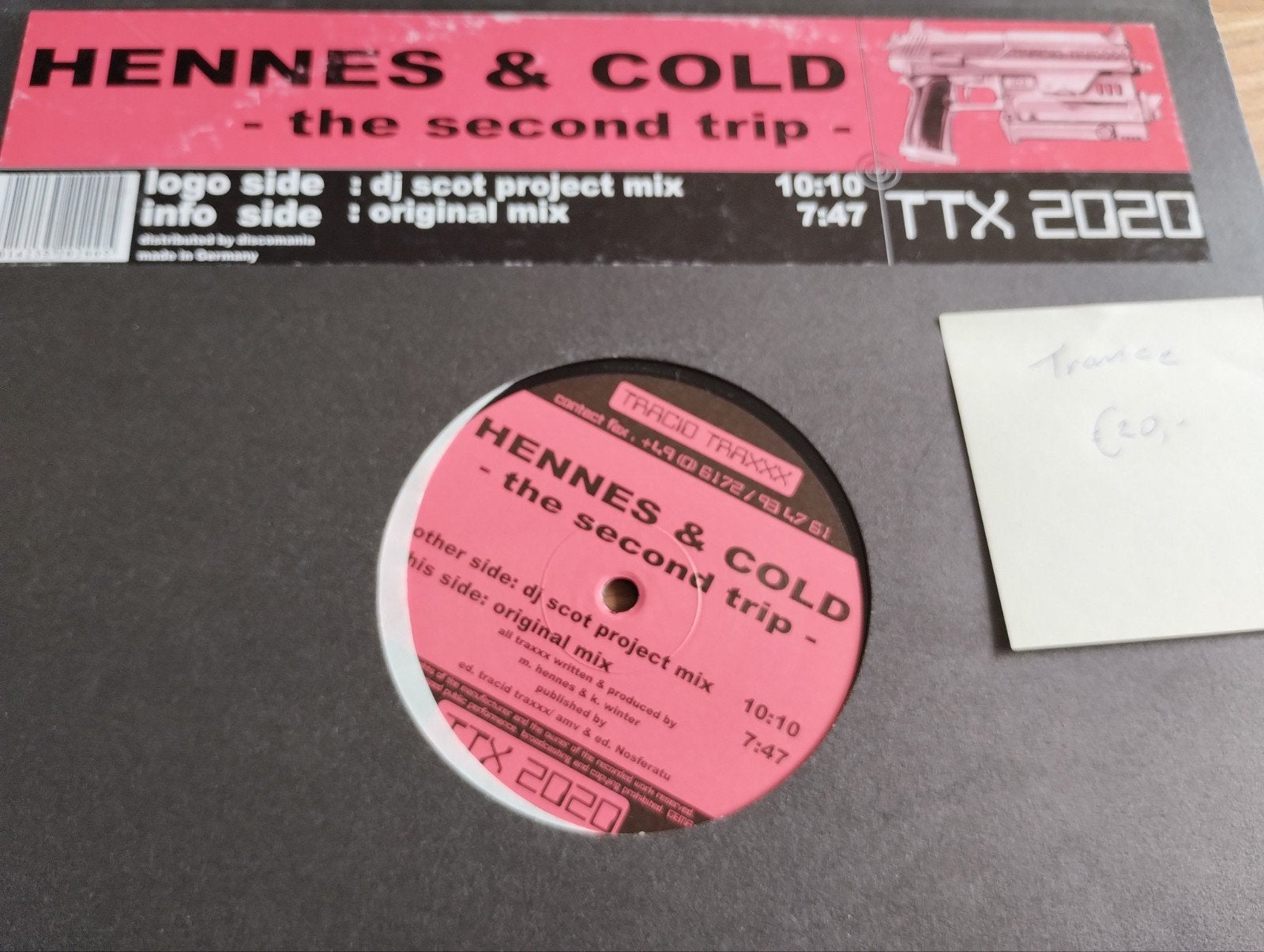 Hennes & Cold - The Second Trip (TTX 2020) Vinyl, LP, Gebruikt, Ophalen of Verzenden, Elektronisch