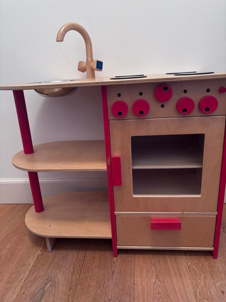 Houten Speelkeuken van Van Dijk Toys, Ophalen, Gebruikt, Hout, Speelkeuken