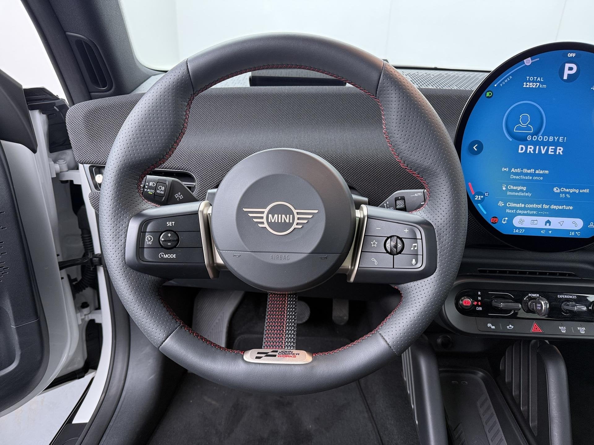 MINI 3-Deurs Cooper E John Cooper Works Pakket | SoH 98% | G, Gebruikt, 41 kWh, Met garantie (alle), 4 stoelen