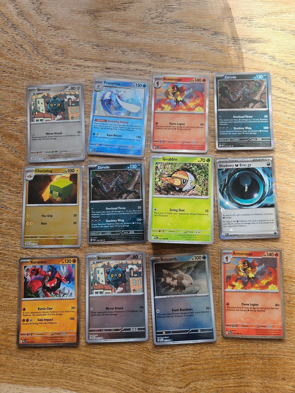 Stapel Pitch black bulk en holo/rev. holo kaarten, Ophalen of Verzenden, Meerdere kaarten