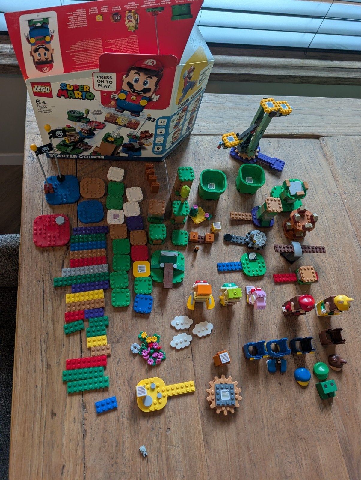 LEGO Super Mario Starterset (71360) en Luigi (71387), Ophalen of Verzenden, Gebruikt, Overige merken
