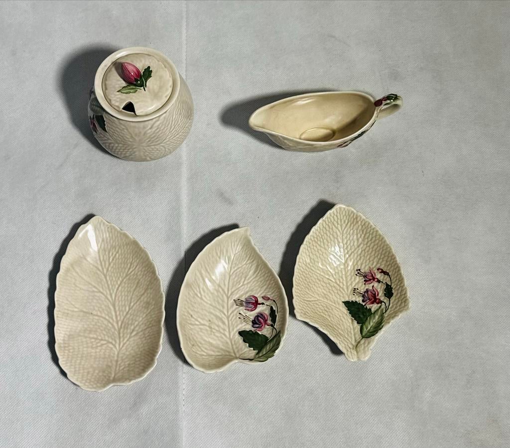 Crown Devon 'Fuchsia' Keramiek Servies Set - Vintage Engels, Antiek en Kunst, Ophalen of Verzenden