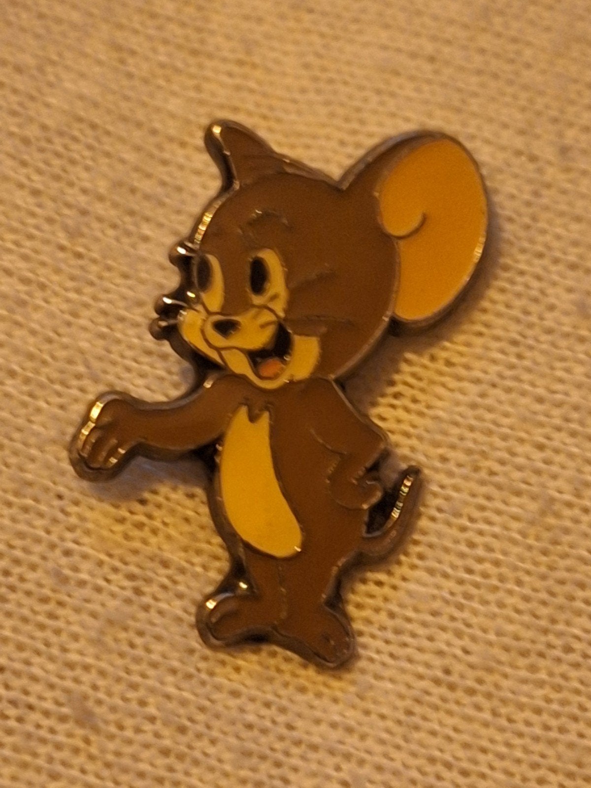 Vintage Tom & Jerry Pin - Jerry M.G.M./U.A. Corner, Ophalen of Verzenden