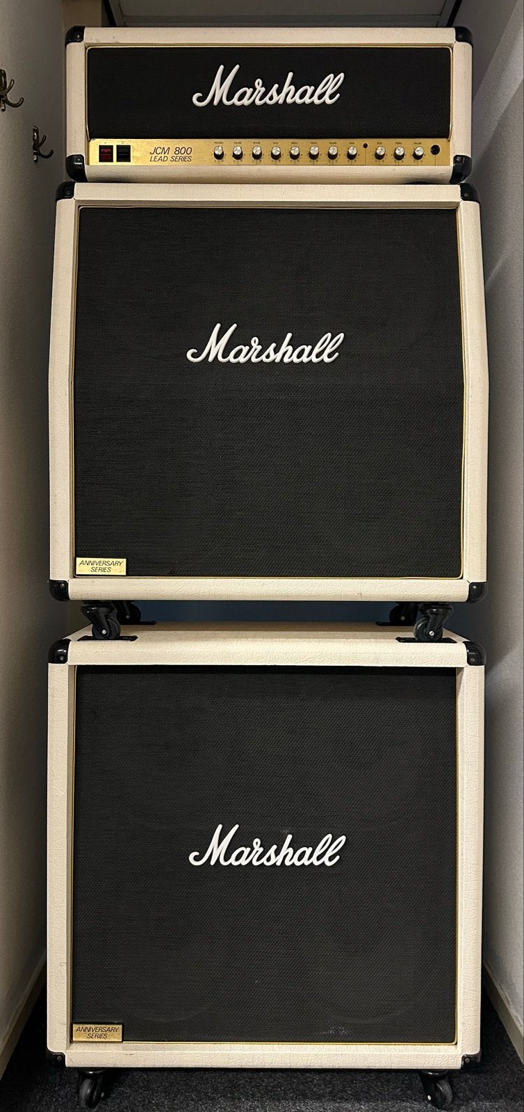 Marshall JCM 800  2210 (1982) Full Stack 20-anniversary, Ophalen, Gebruikt, Gitaar, 100 watt of meer