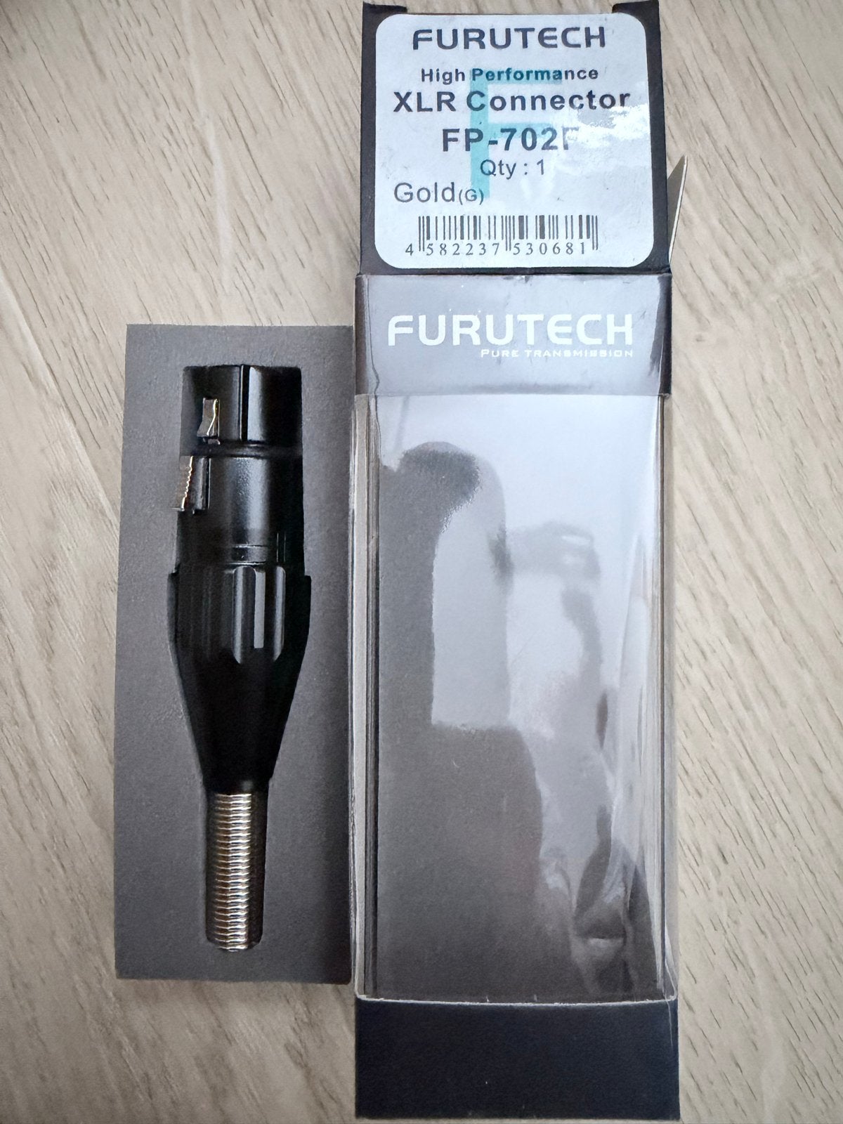 Furutech FP-702F Gold High Performance XLR Connector, Ophalen of Verzenden, Nieuw, Overige kabels