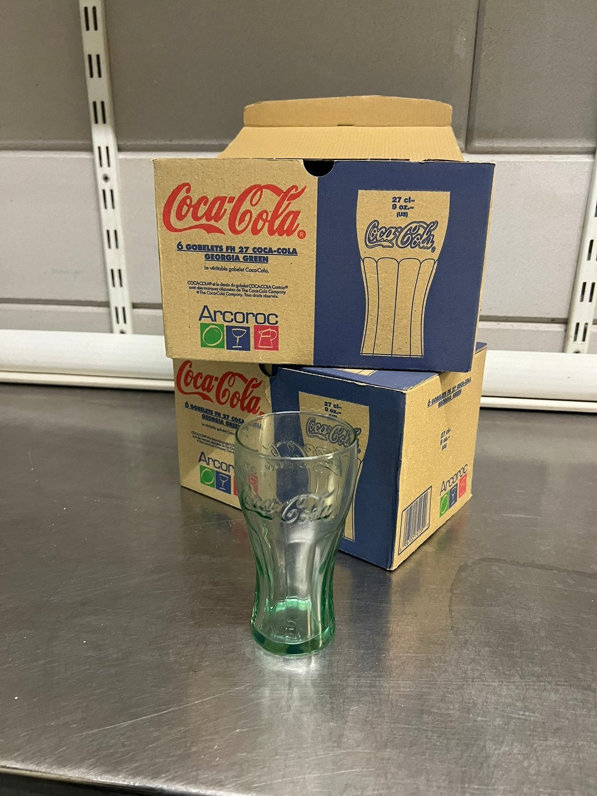Originele Coca Cola glazen, Ophalen, Zo goed als nieuw, Frisdrankglas