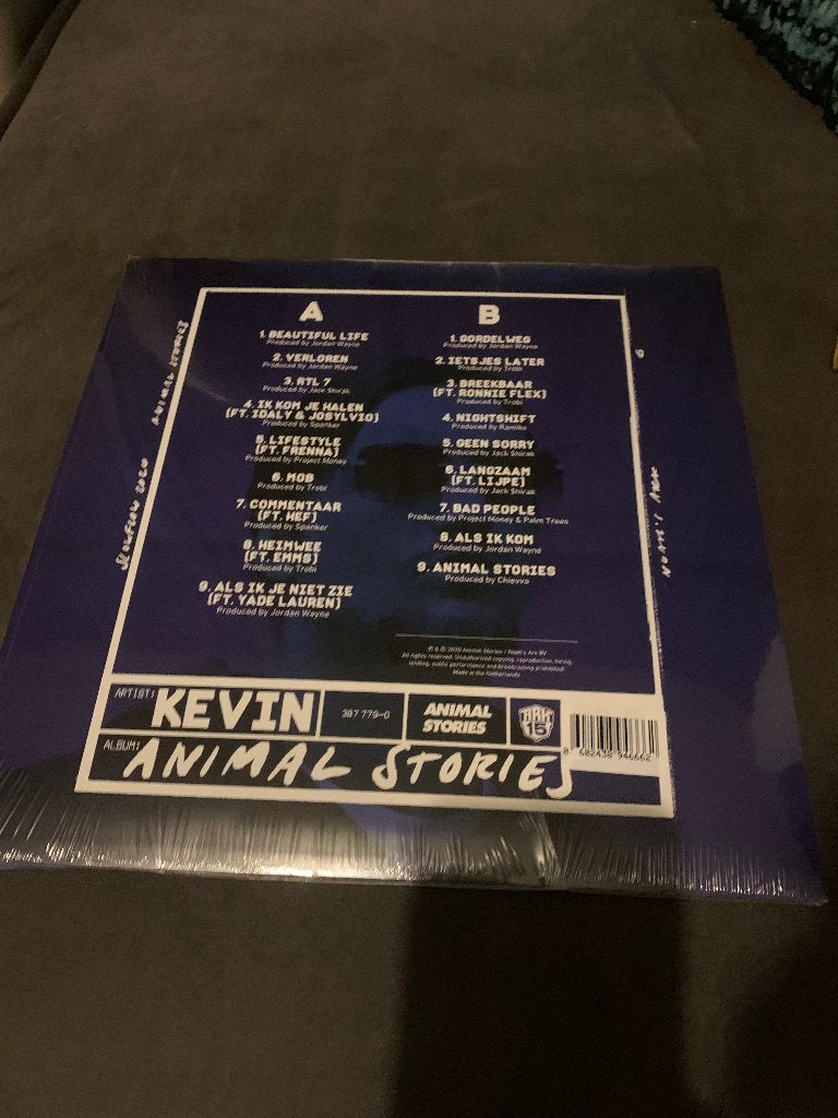 Kevin vinyl blauwe plaat animal stories, Limited edition, Ophalen of Verzenden, Nieuw in verpakking