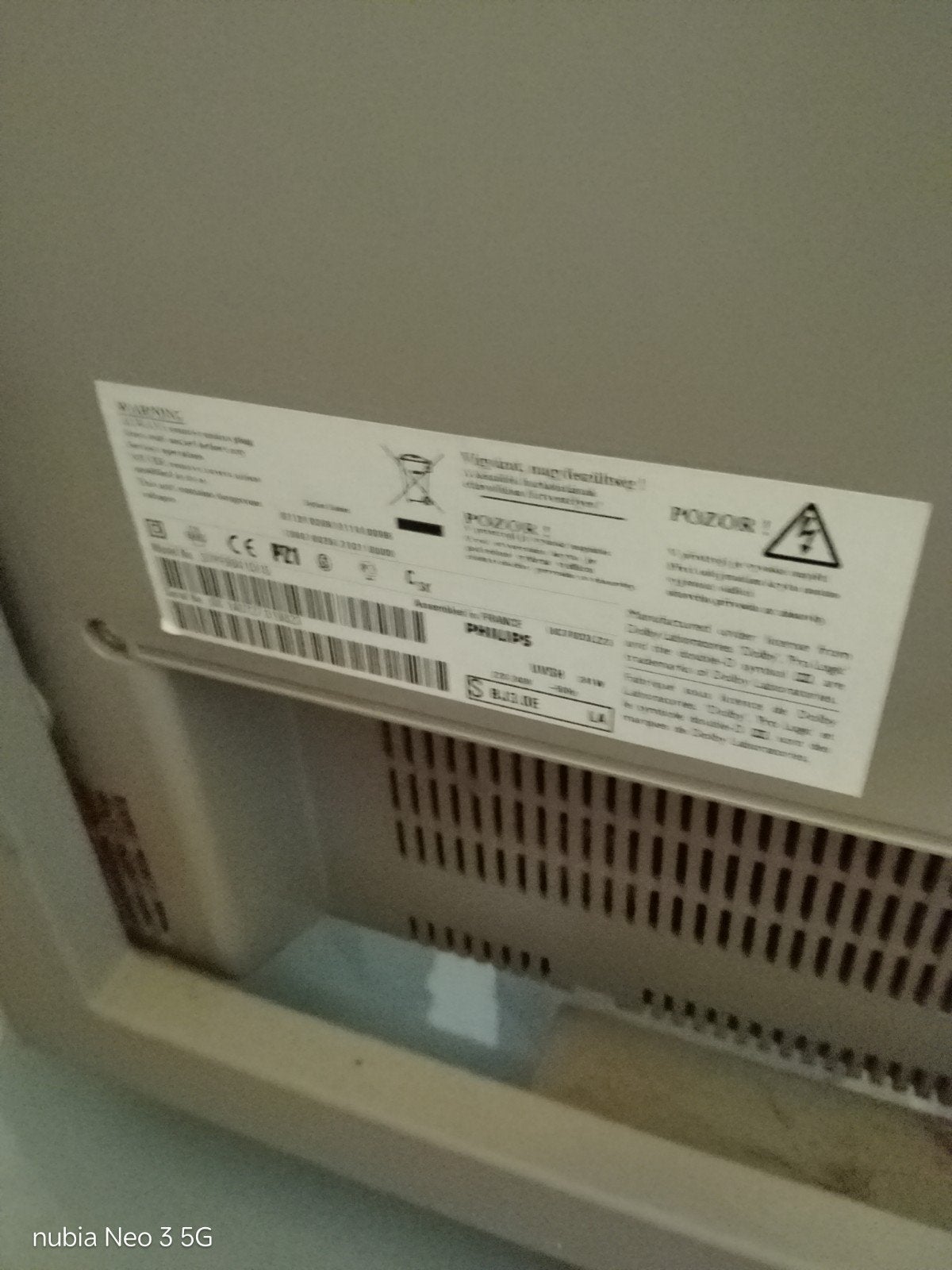 3 tv. s, Ophalen, 100 cm of meer, 50 Hz, Philips