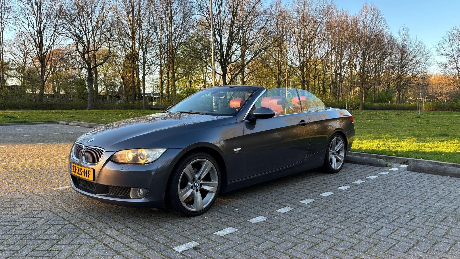 BMW 3-Serie 2.0 I 320 Cabrio 2008 Grijs, Auto's, 1995 cc, 4 cilinders, Cabriolet, Overige kleuren