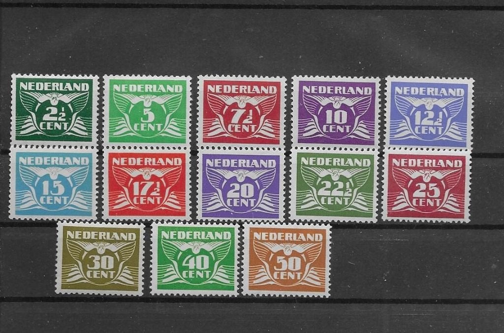 Nederland 1941, NVPH 379 t/m 391, Postfris., Verzenden, Na 1940, Postfris