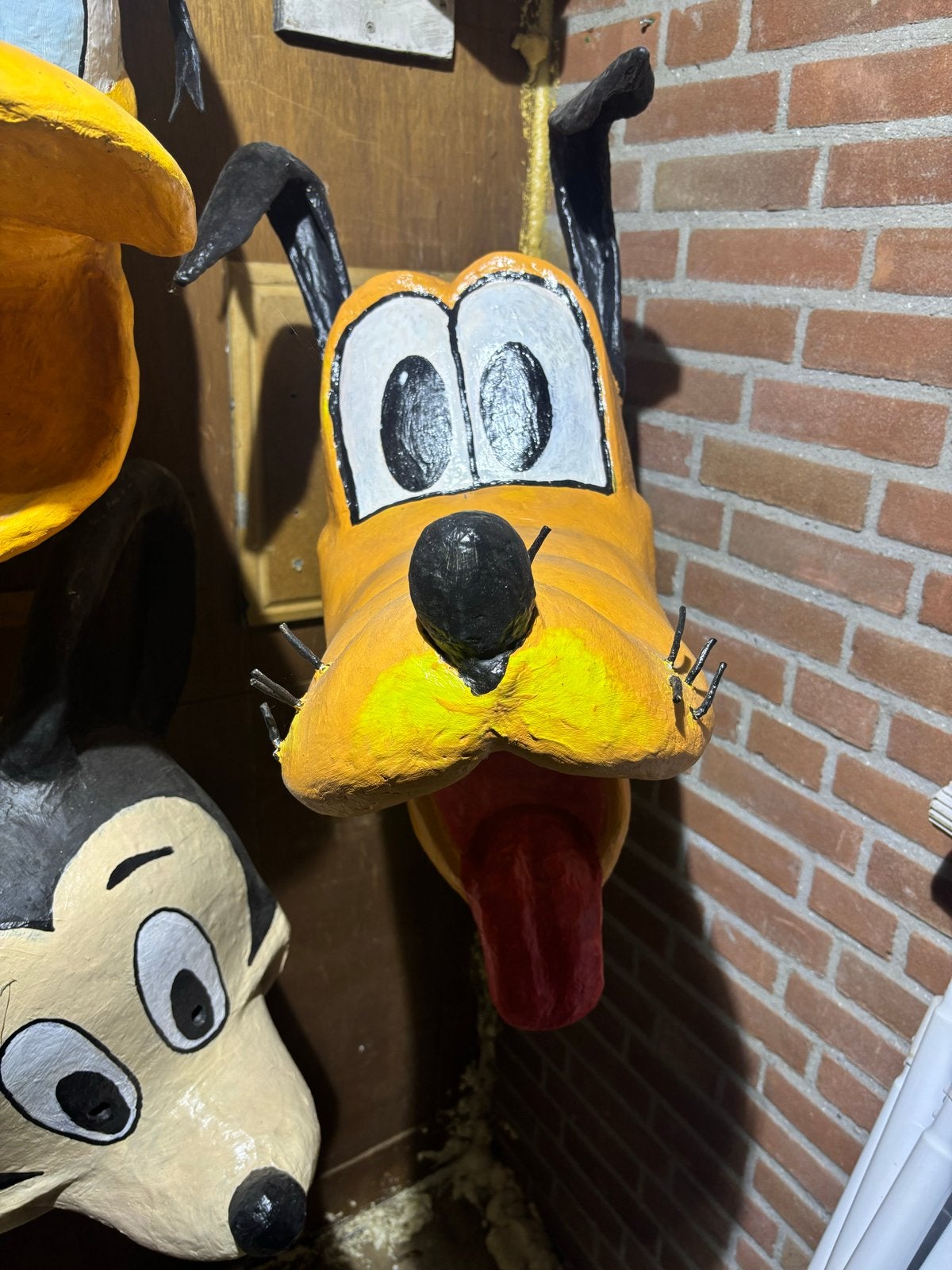 9 Eigengemaakte Disney Beelden - Pluto, Donald, Goofy, Micke, Ophalen, Goofy of Pluto, Gebruikt, Beeldje of Figuurtje