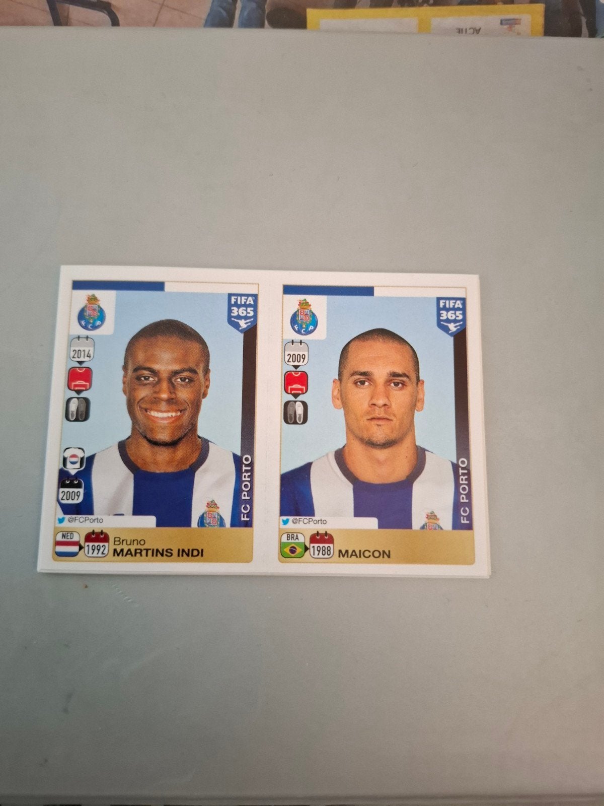 Sticker FIFA 365 Bruno Martins Indi, Verzamelen, Ophalen of Verzenden, Nieuw, Buitenlandse clubs, Poster, Plaatje of Sticker