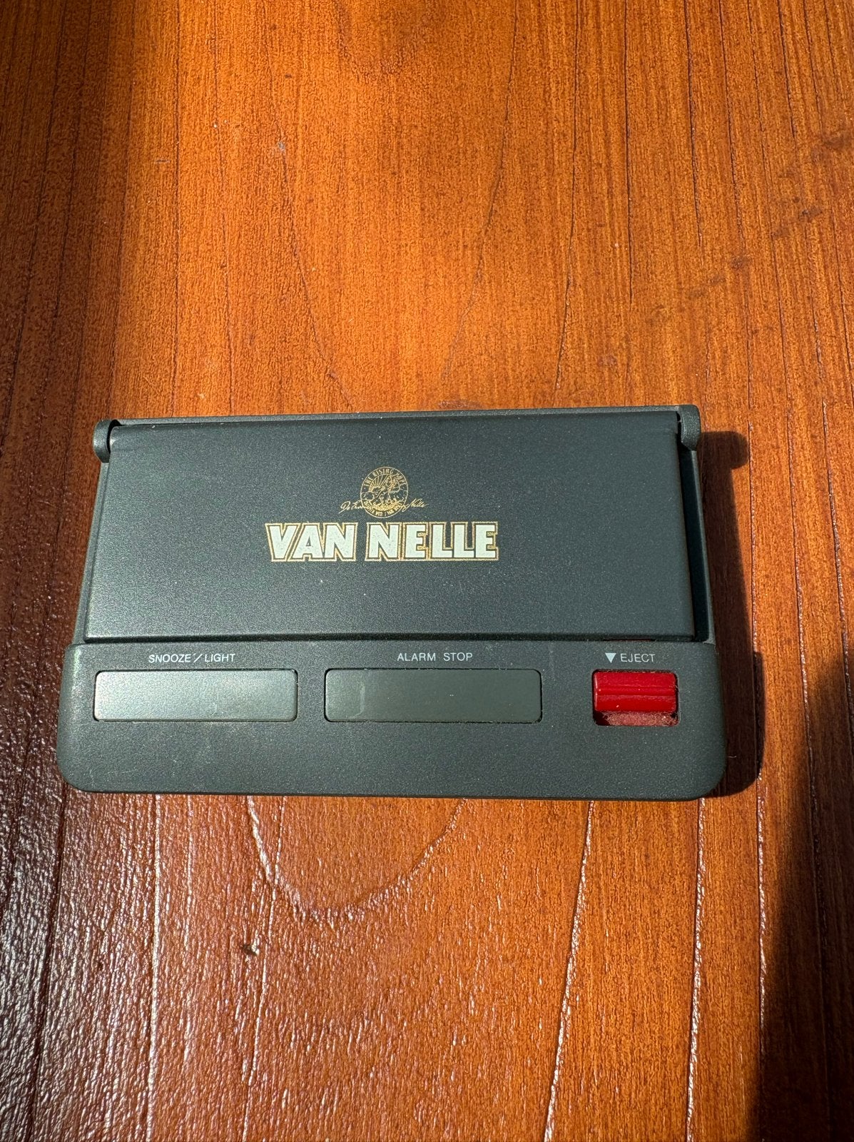 Vintage Van Nelle LCD Wekker - Compact en Draagbaar, Ophalen of Verzenden, Zo goed als nieuw, Digitaal