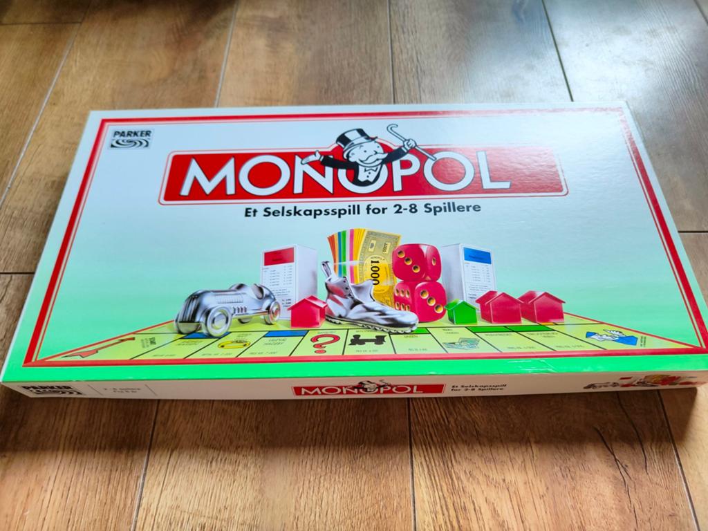Monopoly Noors|Norwegian|Noorwegen Editie|Edition, Ophalen of Verzenden, Zo goed als nieuw