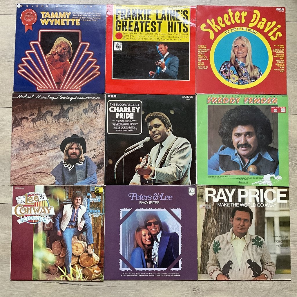 64  Country Lp's, Ophalen, Gebruikt, 12 inch