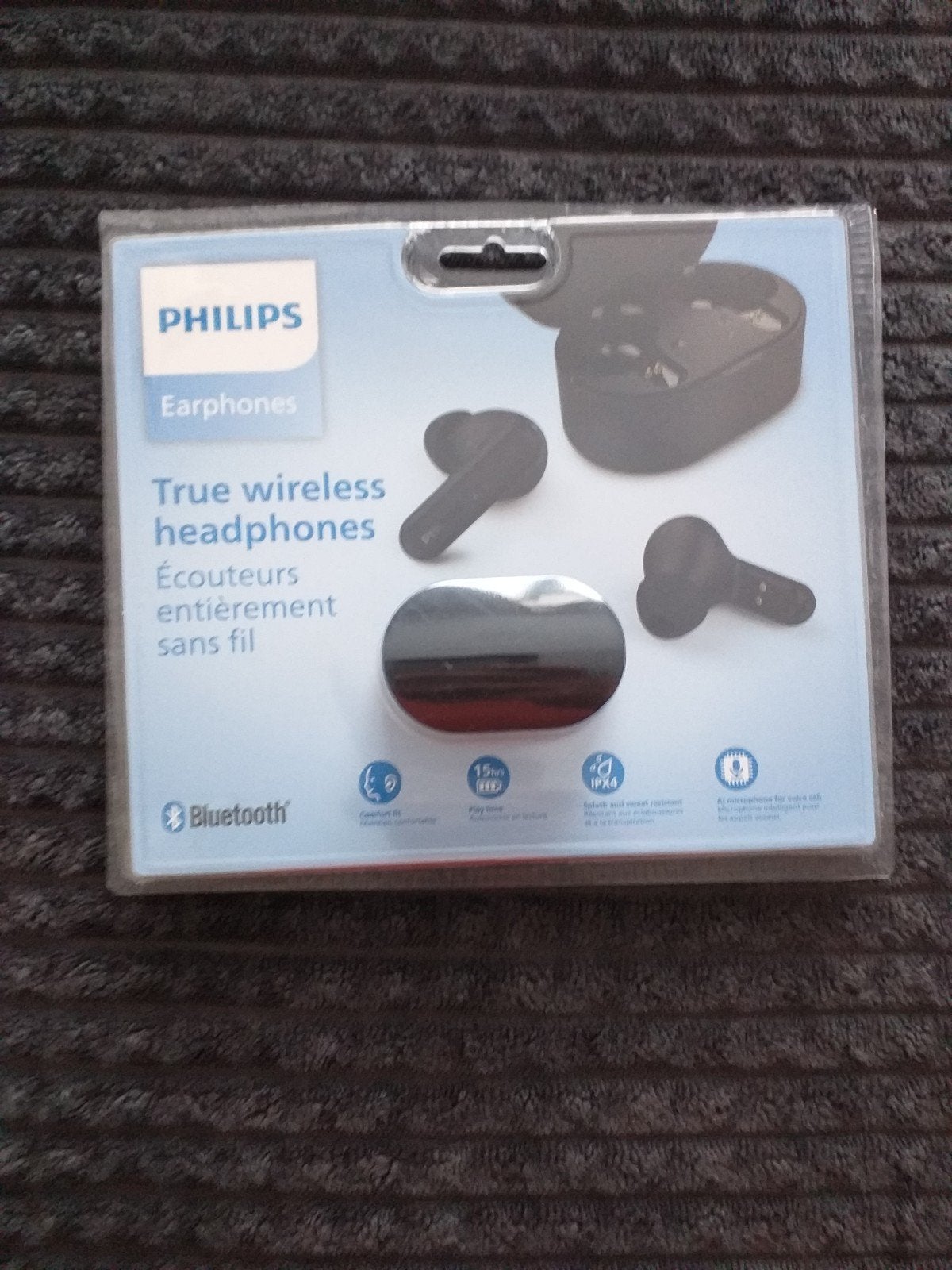 Philips True Wireless Headphones - Nieuw in verpakking, Nieuw, Ophalen of Verzenden, Draadloos, Zwart