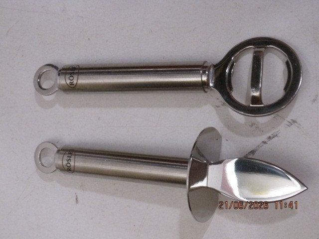rosle oestermes en opener 17-18 cm (396), Overige typen, Ophalen of Verzenden, Zo goed als nieuw, Overige materialen