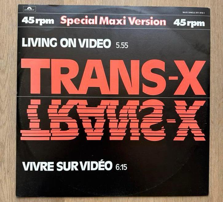 Trans-X - Living On Video (Special Maxi Version) 45rpm, Ophalen of Verzenden, Gebruikt, 12 inch
