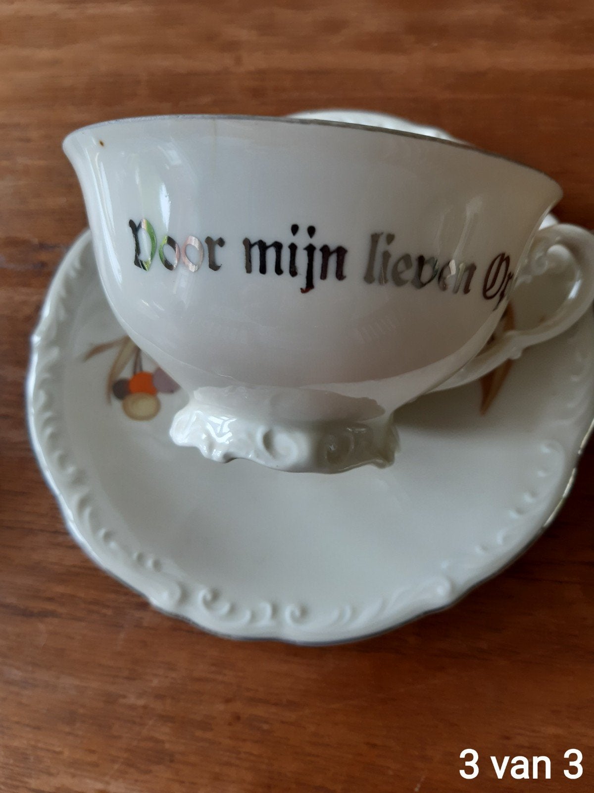 Vintage kop en schotel (2 stuks), Ophalen of Verzenden