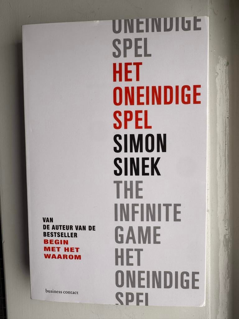 Het Oneindige Spel - Simon Sinek (Business Contact), Ophalen, Zo goed als nieuw, Nederland