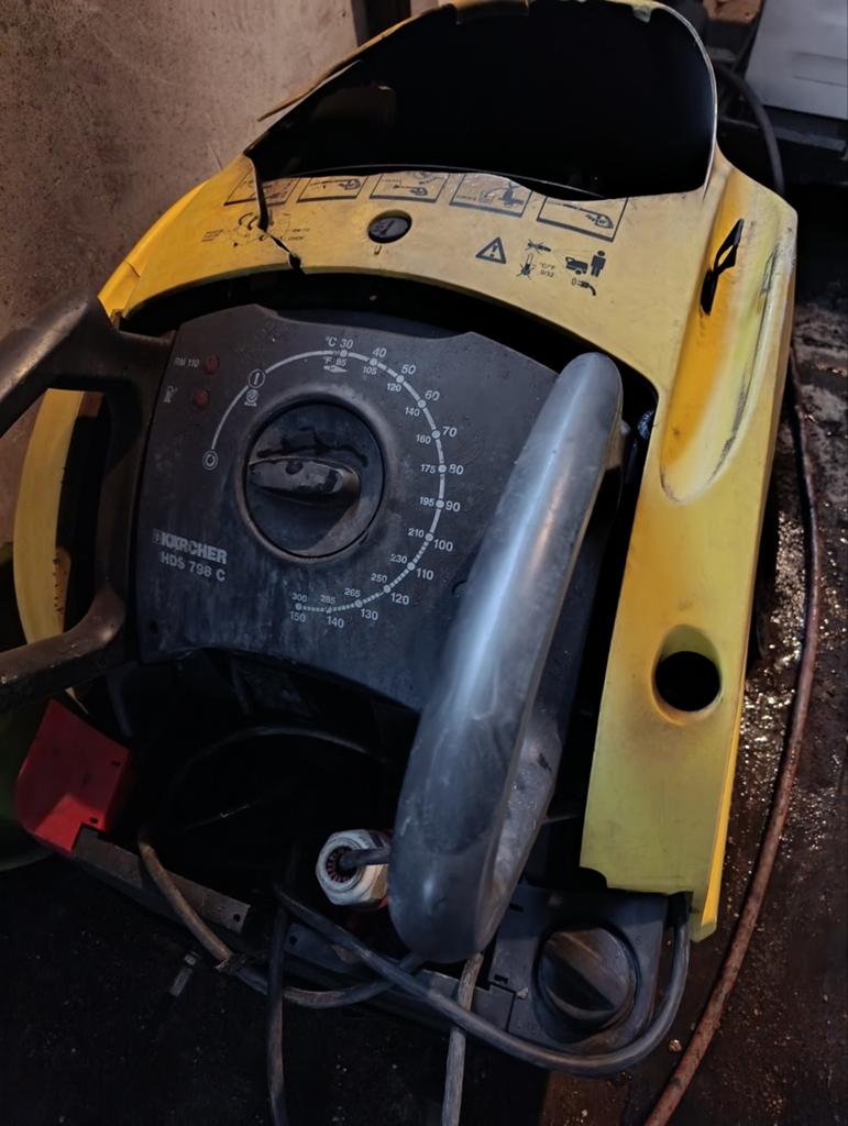 Karcher hds te koop kapot onderdelen, Ophalen, Gebruikt, Elektrisch