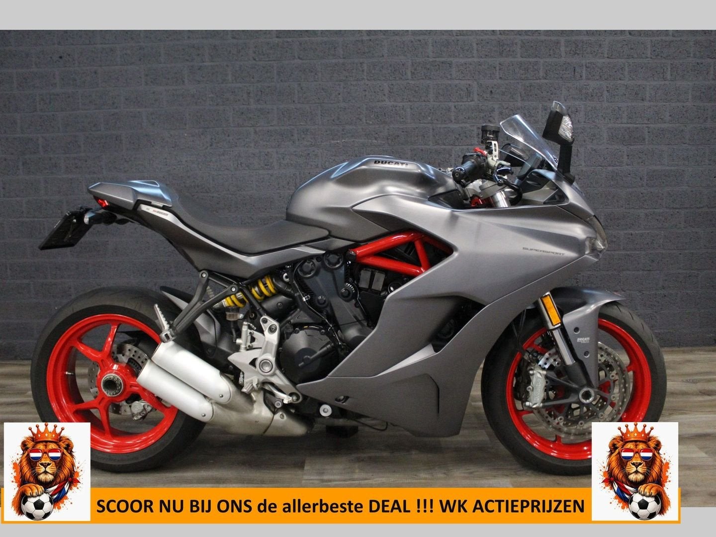 DUCATI SUPERSPORT S (bj 2019) 29,536 km Senna Grey, DUCATI, 2 cilinders, Motorrijbewijs A, Bedrijf