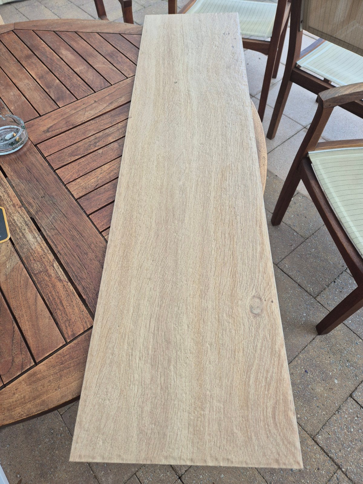Vloertegels houtlook, Ophalen, 60 cm of meer, Keramiek, Nieuw