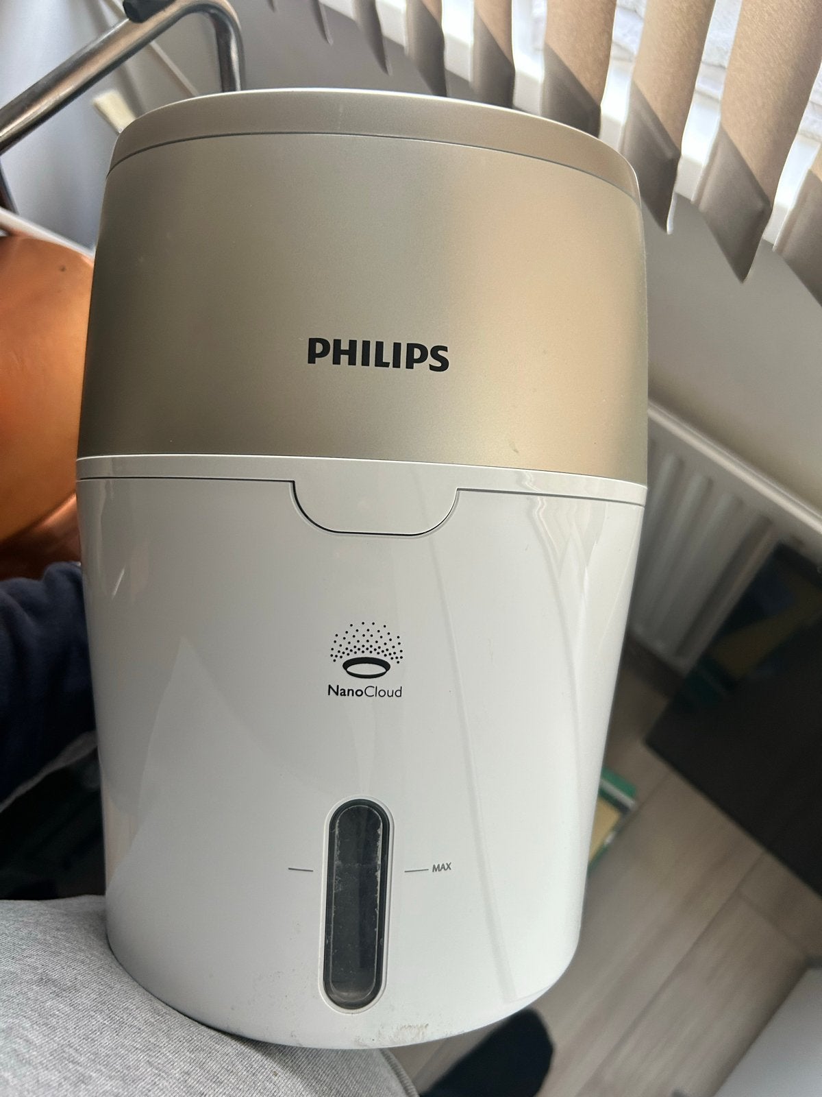 Philips NanoCloud Luchtbevochtiger HU4803/01, Ophalen of Verzenden, Zo goed als nieuw, Luchtbevochtiger