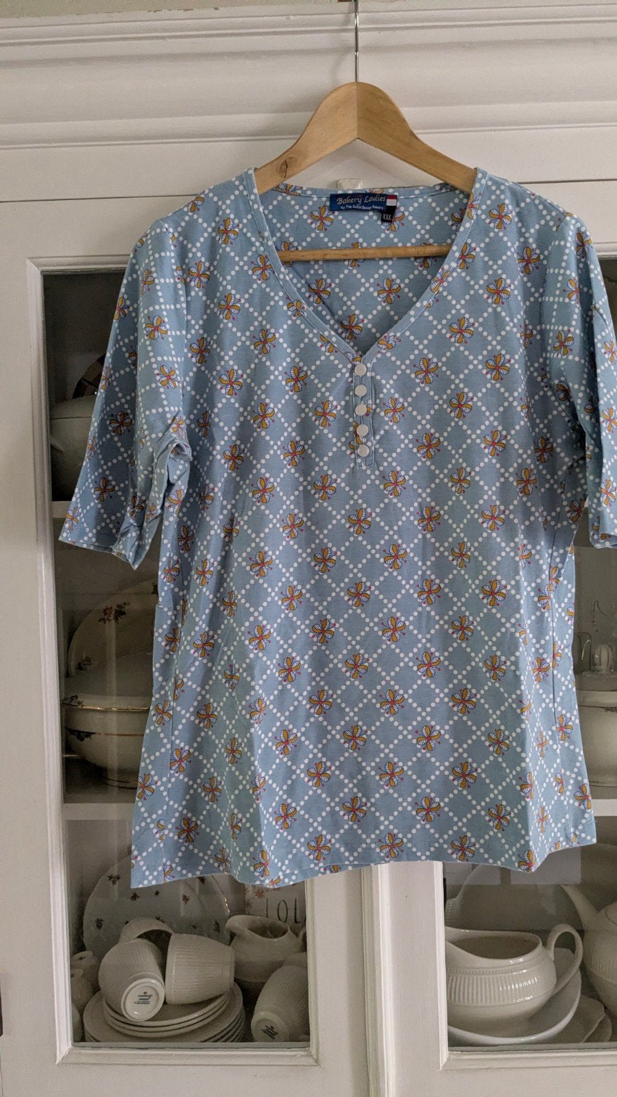 Bakery Ladies shirt maat xxl, Blauw, Maat 46/48 (XL) of groter, Ophalen of Verzenden, Zo goed als nieuw
