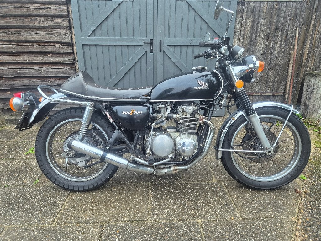 Honda CB500F uit 1976 - Mooie basis voor restauratie, Motoren, 4 cilinders, Motorrijbewijs A, Gebruikt, Handgeschakeld
